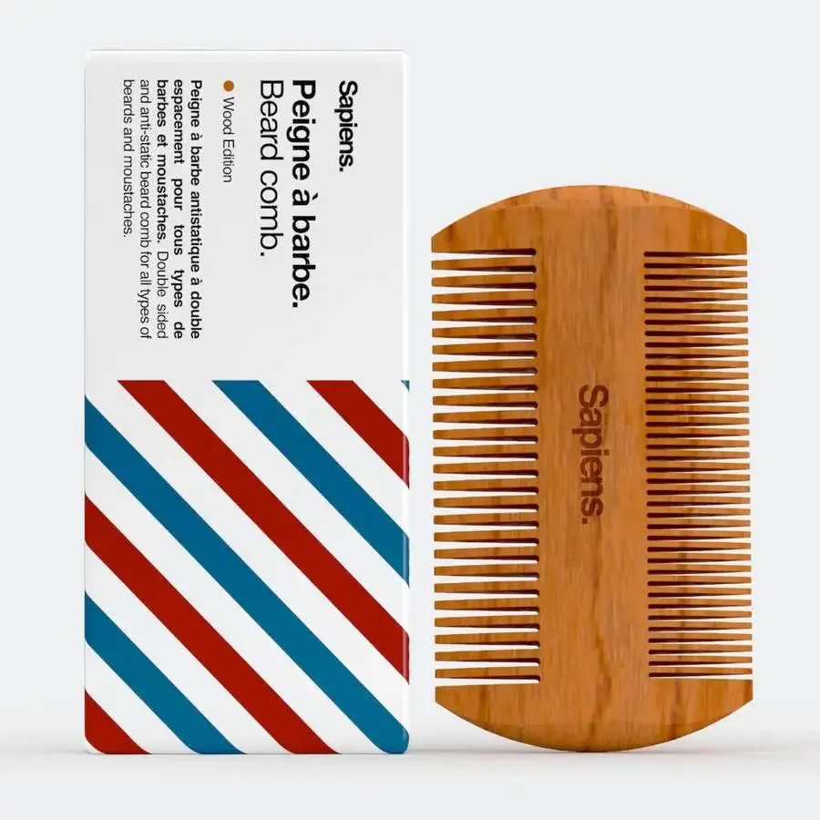 Brosse + Peigne + Ciseaux à Barbe - Image 4