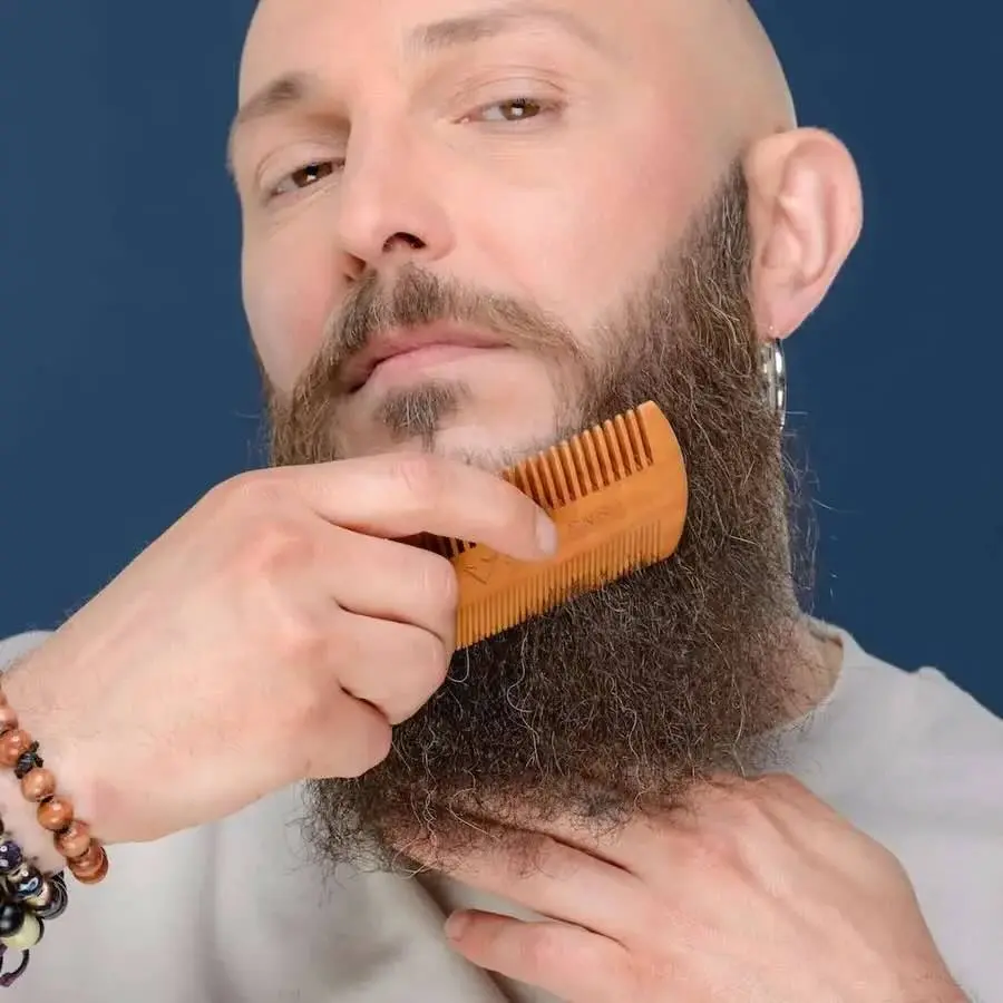 Brosse + Peigne + Ciseaux à Barbe - Image 5